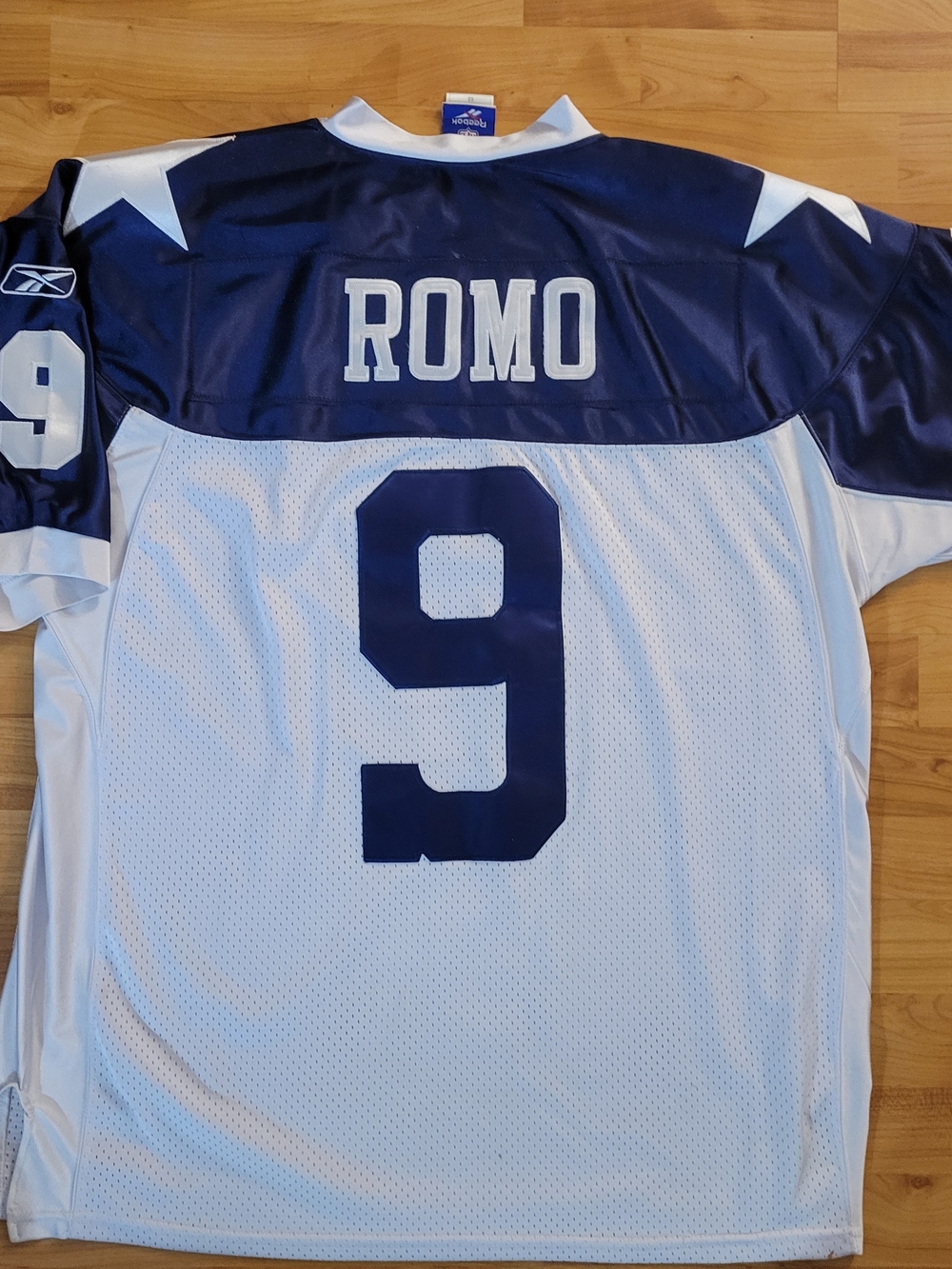 Reebok Dallas Cowboys Tony Romo 2006 White Football Throwback Jersey Size 52 /XL